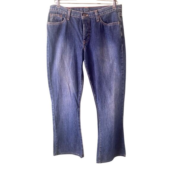 Abercrombie & Fitch Vintage Jeans Womens Size 6 Long Flare Casual Festival Denim - Picture 9 of 12